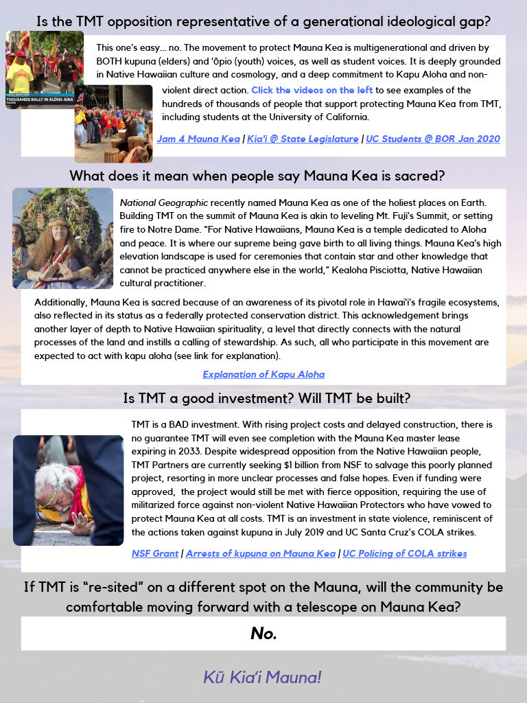 2021 Mauna Kea Brief, page 2/2.